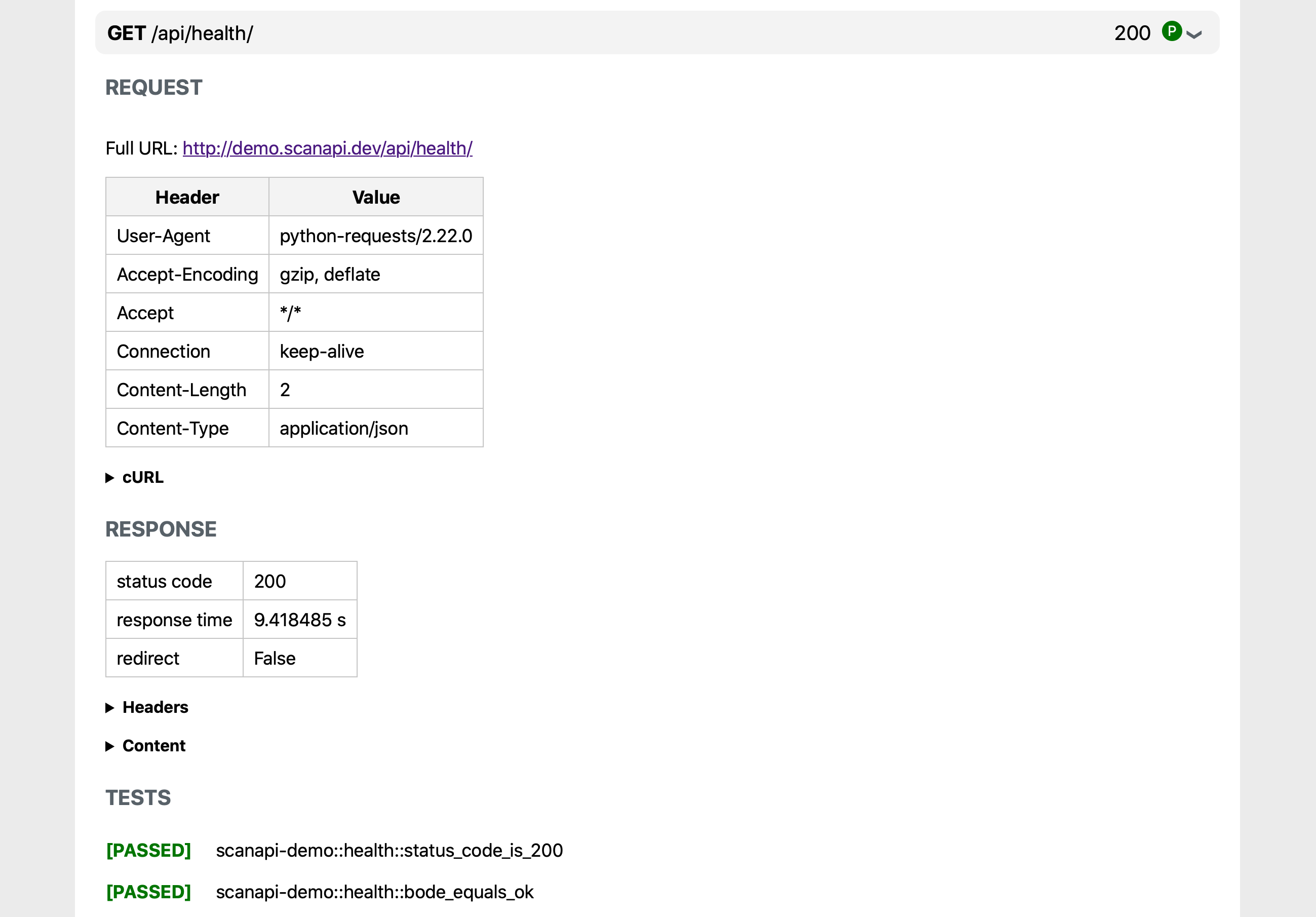 ScanAPI Integration Tests
